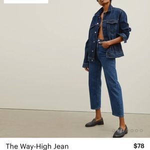 NWT Size 27 Everlane The Way High Jean